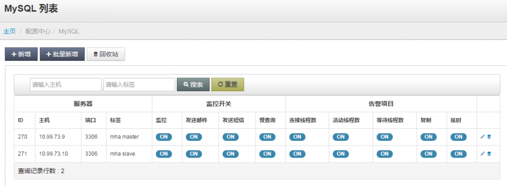 天兔（Lepus 3.8）数据库监控系统部署